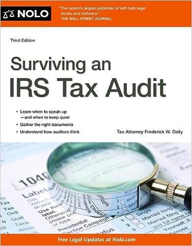surviving an irs tax audit 3rd edition frederick w. daily 1413318649, 978-1413318647