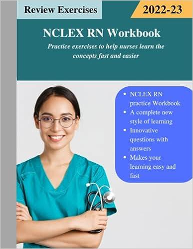 nclex rn workbook practice exercises to help nurses learn the concepts fast and easier 1st edition barbara