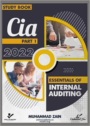 cia part 1 essentials of internal auditing 2022 1st edition muhammad zain b09phfc28n, 979-8794951356
