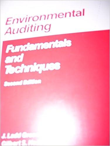 environmental auditing fundamentals and techniques 2nd edition j. ladd greeno 091509410x, 978-0915094103