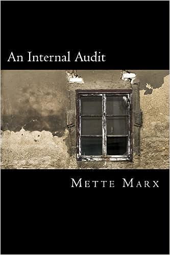 an internal audit 1st edition mette marx 0998140910, 978-0998140919