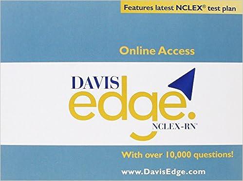 davis edge for nclex-rn 1st edition f. a. davis 0803655762, 978-0803655768
