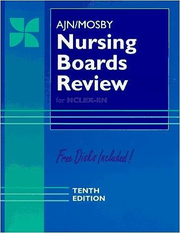 mosby nursing boards review for the nclex-rn examination 10th edition american journal of nursing 0815100809,
