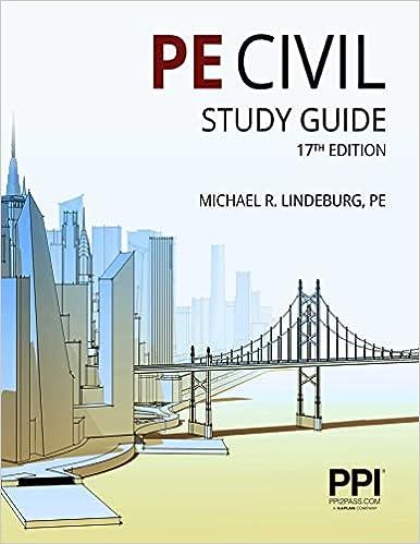 ppi pe civil study guide 17th edition michael r. lindeburg pe 159126877x, 978-1591268772