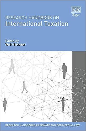 research handbook on international taxation 1st edition yariv brauner 1788975367, 978-1788975360