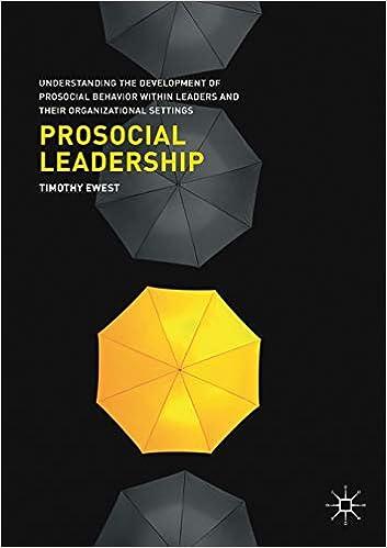 understanding the development of prosocial behavior within leaders and their organizational settings