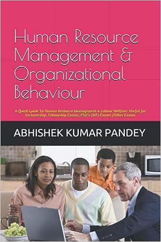 human resource management and organizational behaviour 1st edition bhishek kumar pandey b09ckwdtby,