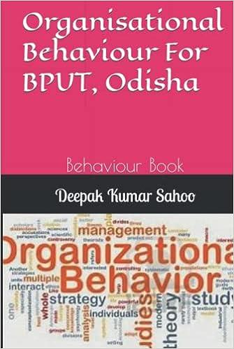 organizational behaviour for bput odisha 1st edition deepak kumar sahoo b09rjpnlgw, 979-8796118801