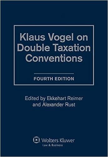 klaus vogel on double taxation conventions 4th edition ekkehart reimer , alexander rust 9041122982,