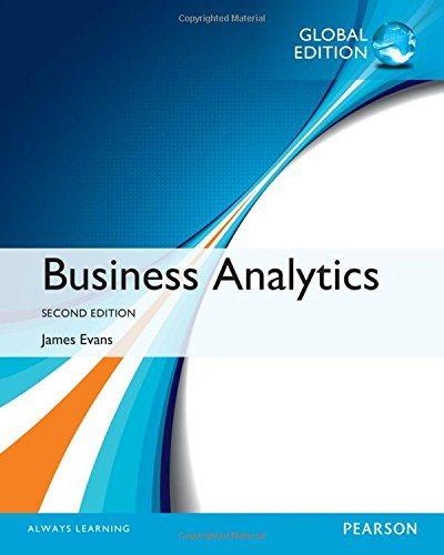 business analytics 2nd global edition james r. evans 129209544x, 9781292095448
