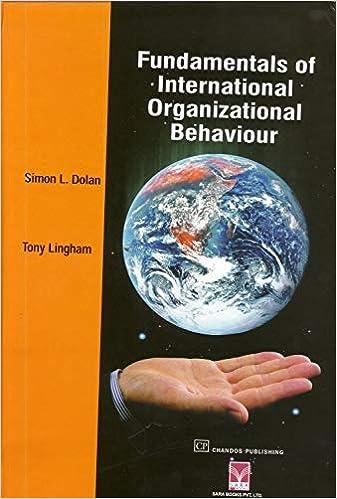 fundamentals of international organizational behaviour 1st edition simon dolan, tony lingham 184334467x,