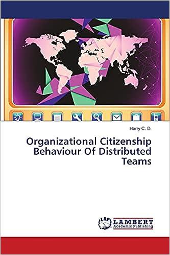 organizational citizenship behaviour of distributed teams 1st edition harry c. d 3659360953, 978-3659360954