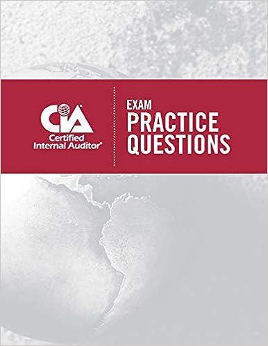 cia exam practice questions certified internal auditor 1st edition the internal audit foundation 163454045x,