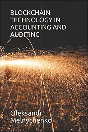 blockchain technology in accounting and auditing 1st edition prof oleksandr melnychenko 1976900328,