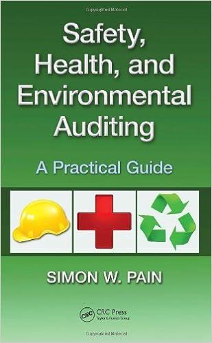 safety health and environmental auditing a practical guide 1st edition simon watson pain 1439829470,