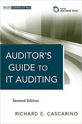 auditors guide to it auditing software demo 2nd edition richard e. cascarino 1118147618, 978-1118147610