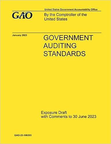 government auditing standards 1st edition u.s. government accountability office b0c9s8nvst, 979-8851147746