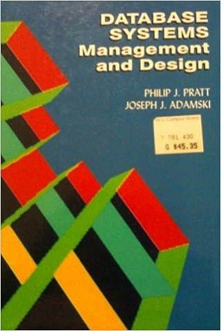 database systems management and design 1st edition philip j. pratt 0878352279, 978-0878352272