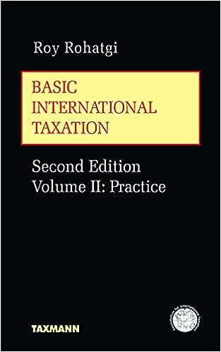 basic international taxation volume ii  practice 2nd edition roy rohatgi 8174969829, 978-8174969828