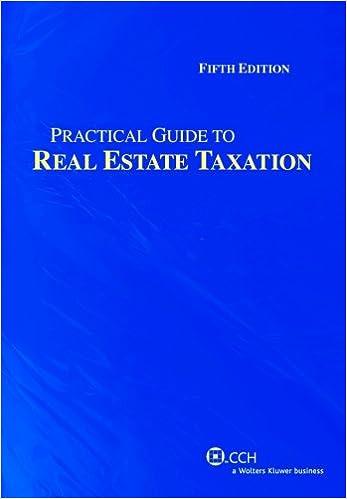practical guide to real estate taxation 5th edition david f. windish 0808017004, 978-0808017004