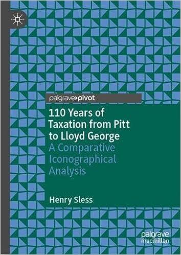 110 years of taxation from pitt to lloyd george  a comparative iconographical analysis 1st edition henry