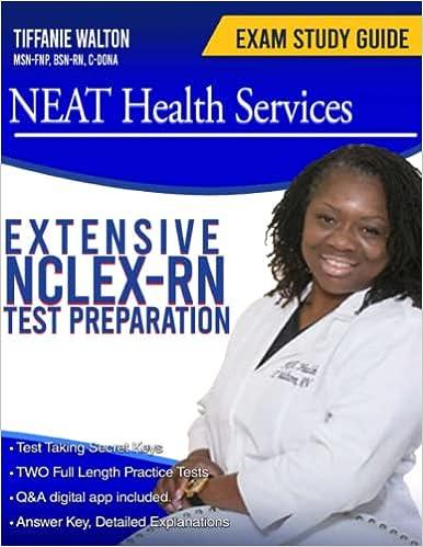 neat health services' extensive nclex-rn test preparation 1st edition tiffanie walton b09t63nt9p,
