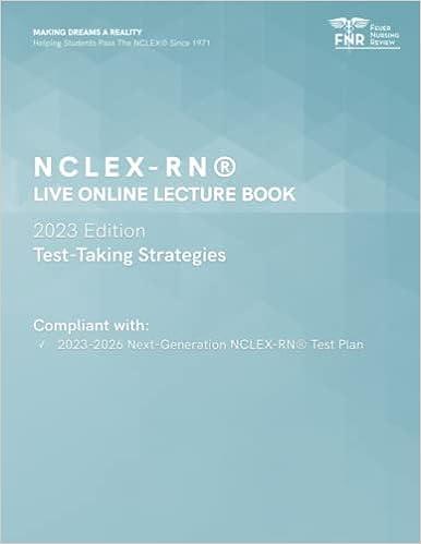 feuer nclex-rn live online lecture book test taking strategies 2023 edition feuer nursing review b0brdfry8v,