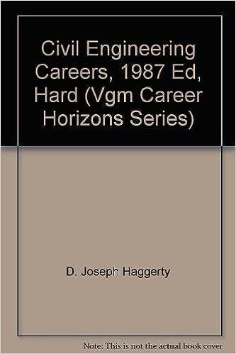 opportunities in civil engineering careers 1st edition d. joseph haggerty 0844261645, 978-0844261645