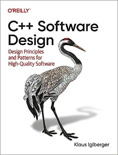 C++ Software Design Design Principles And Patterns For High Quality Software