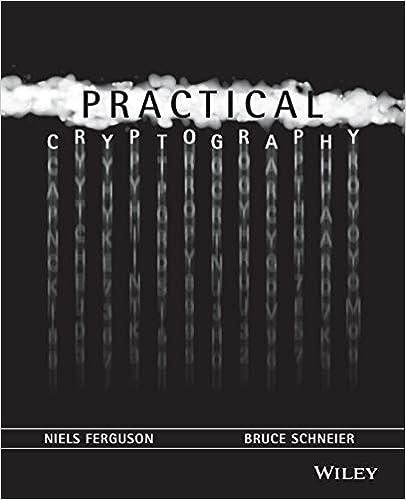 practical cryptography 1st edition niels ferguson, bruce schneier 978-0471223573