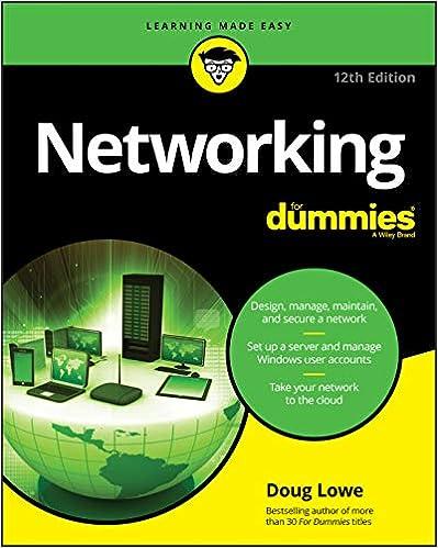 networking for dummies 12th edition doug lowe 1119648505, 978-1119648505