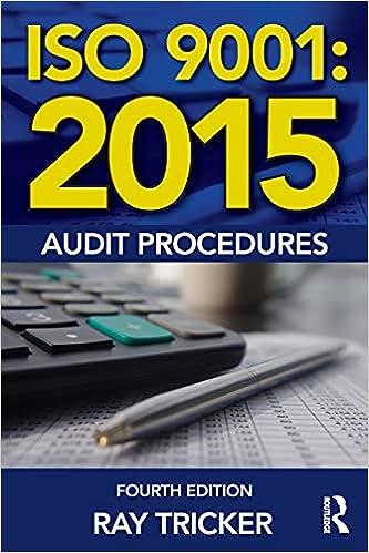 iso 9001 2015 audit procedures 4th edition ray tricker 1138025895, 978-1138025899