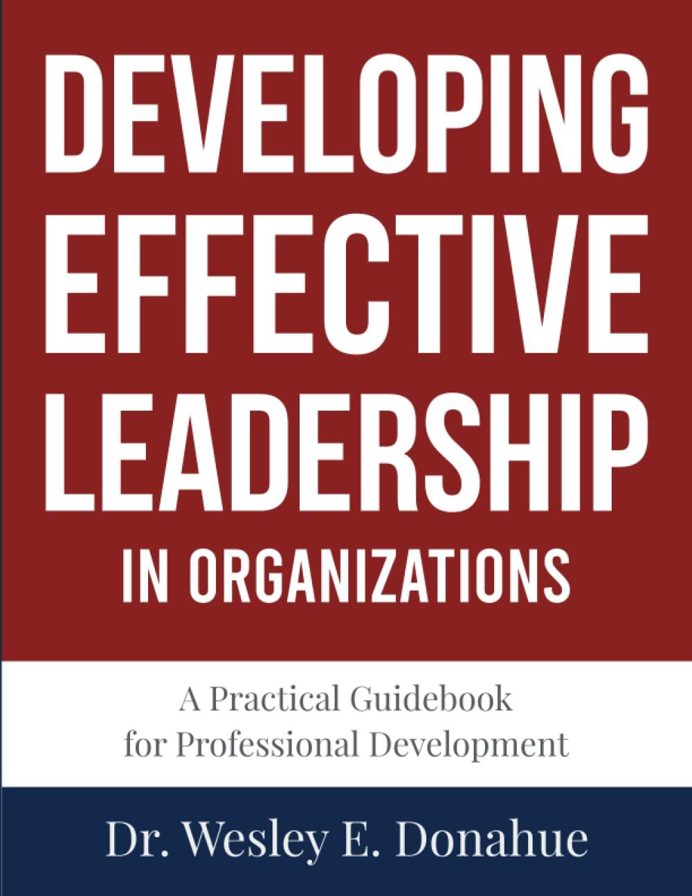 developing effective leadership in organizations a practical guidebook for professional development 1st