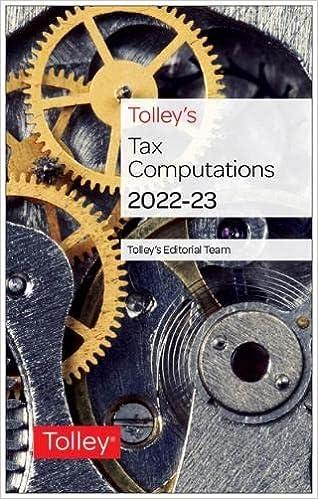 tax computations 2022-23 1st edition kevin walton , david smailes 0754558495, 978-0754558491