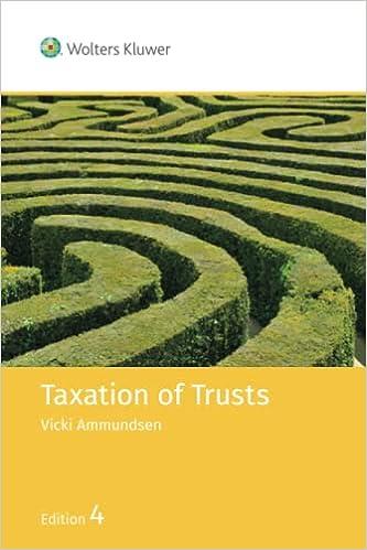 taxation of trusts 1st edition vicki ammundsen 1775473953, 978-1775473954