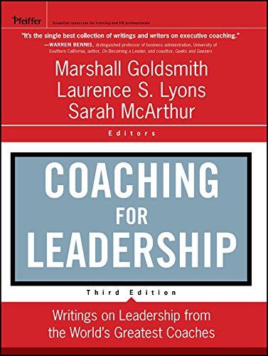 coaching for leadership writings on leadership from the worlds greatest coaches 3rd edition marshall
