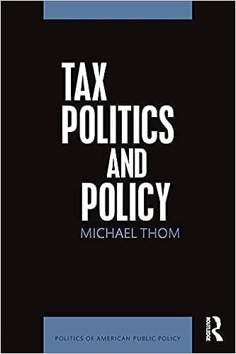 tax politics and policy 1 edition michael thom 1138183393, 9781138183391