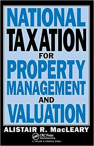 national taxation for property management and valuation 1 edition a macleary, a. macleary 0419153209,