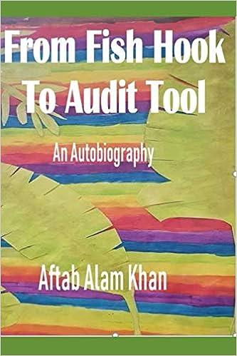 from fish hook to audit tool an autobiography 1st edition aftab alam khan 1099497515, 978-1099497513