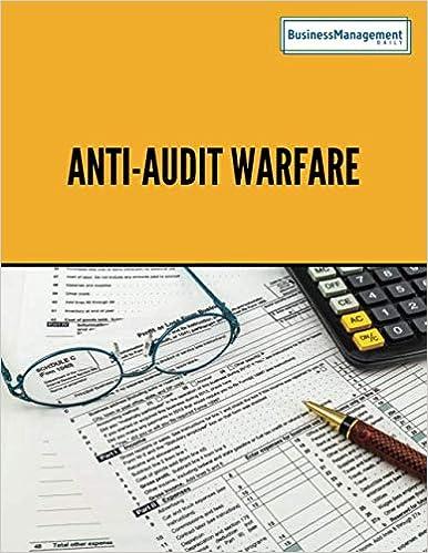 anti audit warfare 7th edition business management daily 1540747182, 978-1540747181