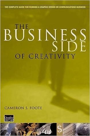 the business side of creativity 1st edition cameron s. foote 039373031x, 978-0393730319