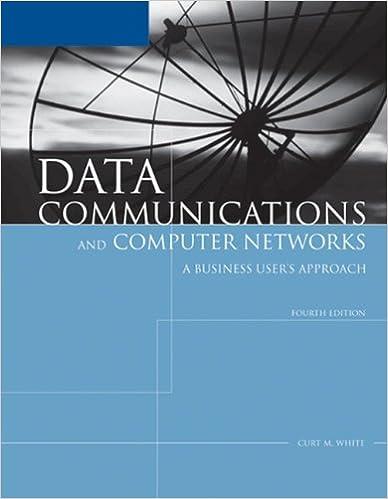 data communications and computer networks a business users approach 4th edition curt white 1418836109,