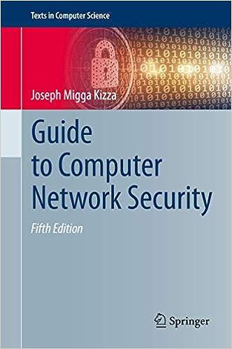 guide to computer network security 5th edition joseph migga kizza 978-3030381400