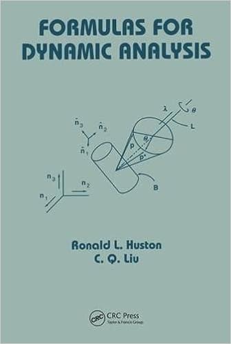 formulas for dynamic analysis civil engineering 1st edition ronald huston, c q liu, lynn faulkner 0824795644,