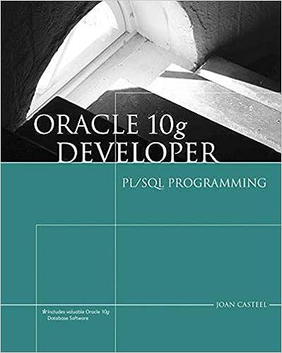 oracle 10g developer pl sql programming 1st edition joan casteel 1423901363, 978-1423901365