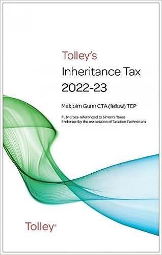 inheritance tax 2022-23 2022 edition malcolm gunn 978-0754558439