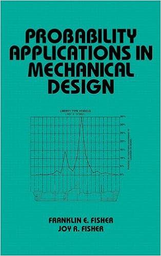 probability applications in mechanical design 1st edition franklin fisher 0824702603, 978-0824702601