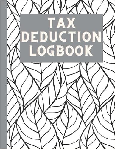 tax deduction log book 1st edition gayan subasinghe b09jbhknfd, 979-8494517883
