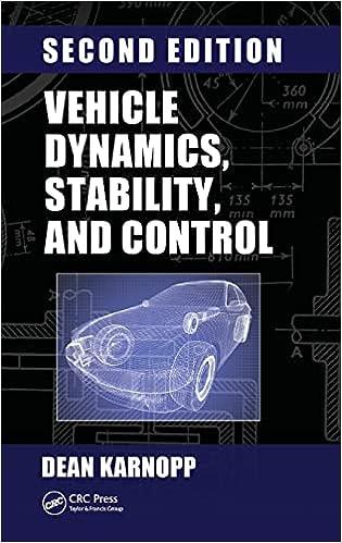vehicle dynamics stability and control 2nd edition dean karnopp 1466560851, 978-1466560857