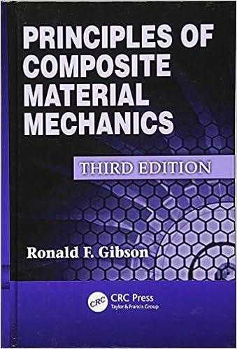 principles of composite material mechanics 3rd edition ronald f. gibson 1439850054, 978-1439850053